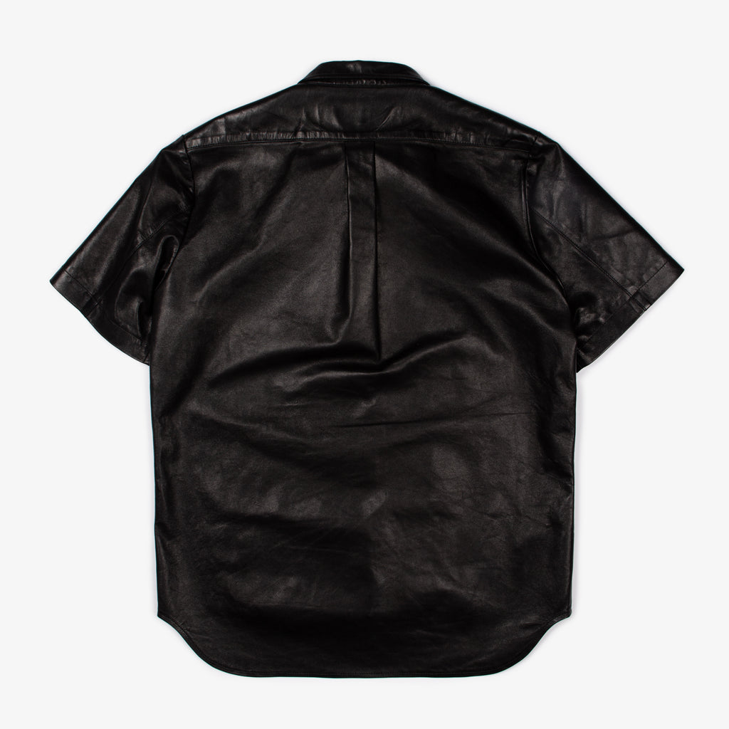 LEATHER DOUBLE ZIP SHIRT