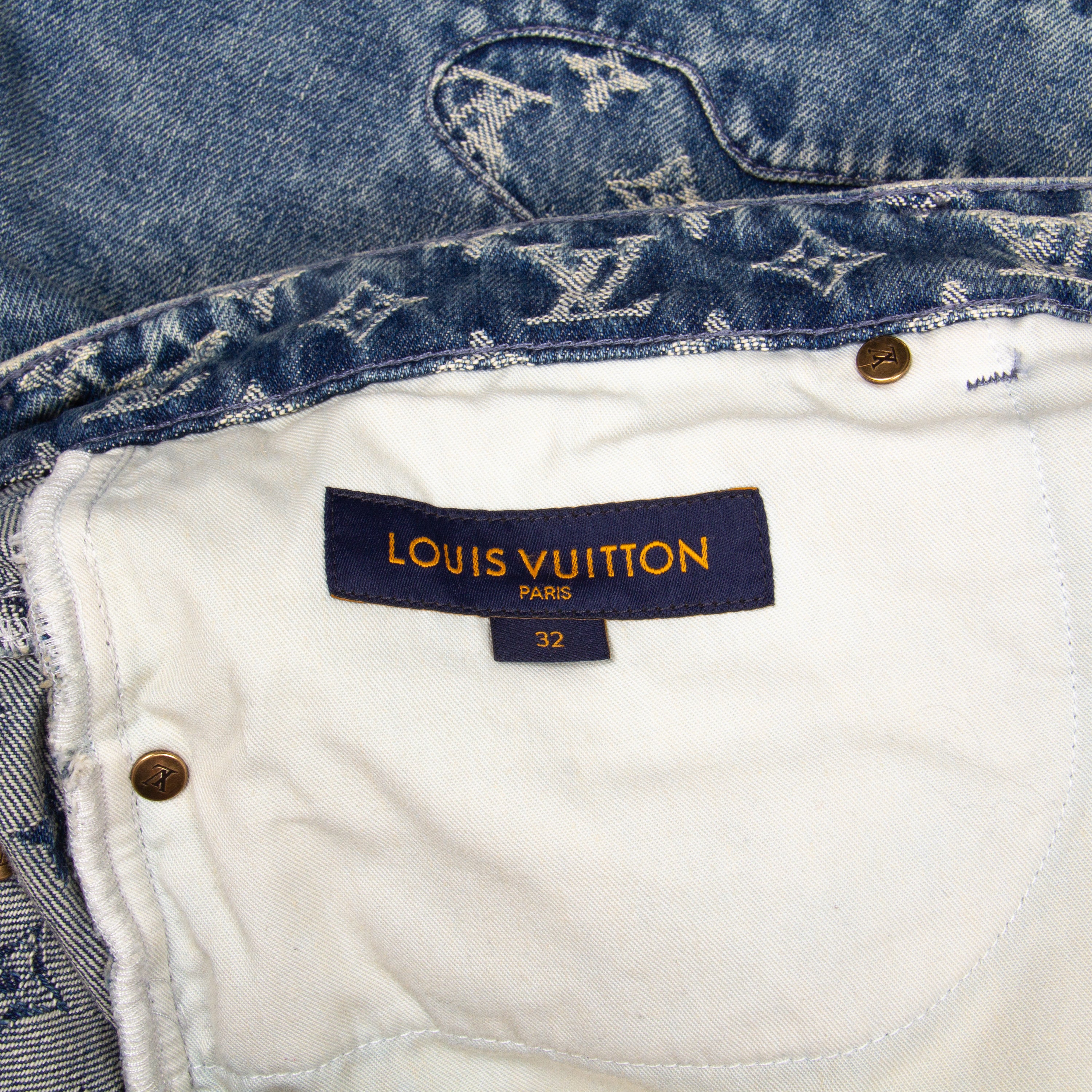 Louis Vuitton Supreme Authenticated Jean