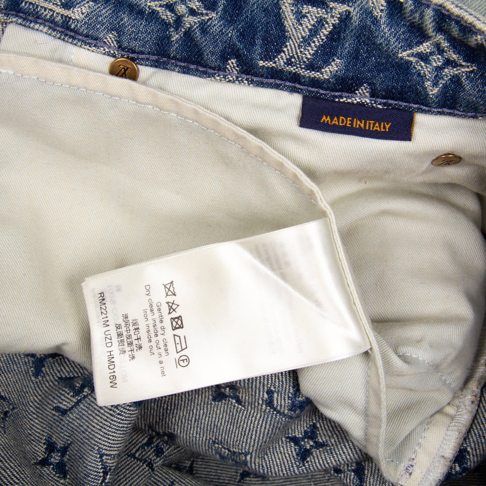 Louis Vuitton x Nigo Monogram Patchwork Jeans - Blue, 12.25 Rise Jeans,  Clothing - LVNOU20202