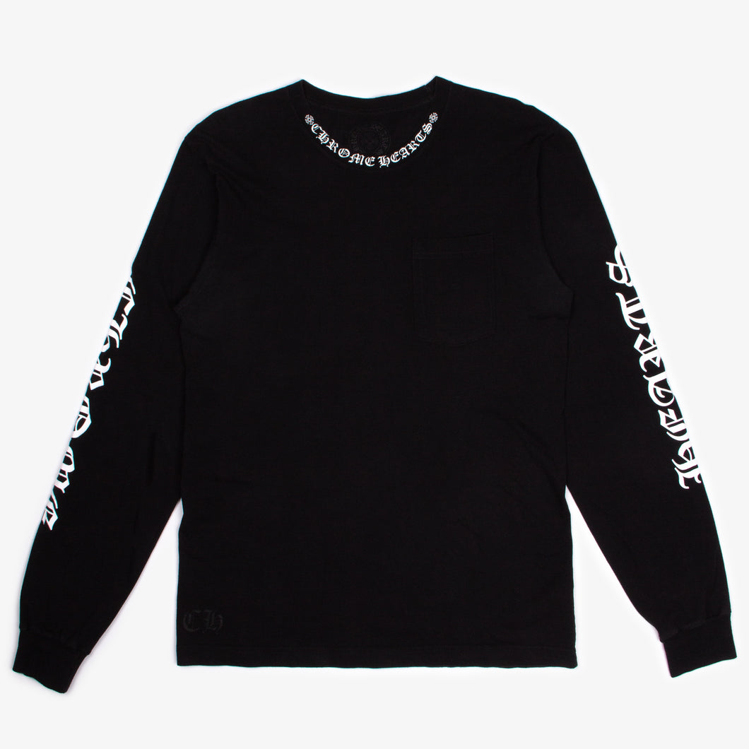 NECK LOGO LS TEE