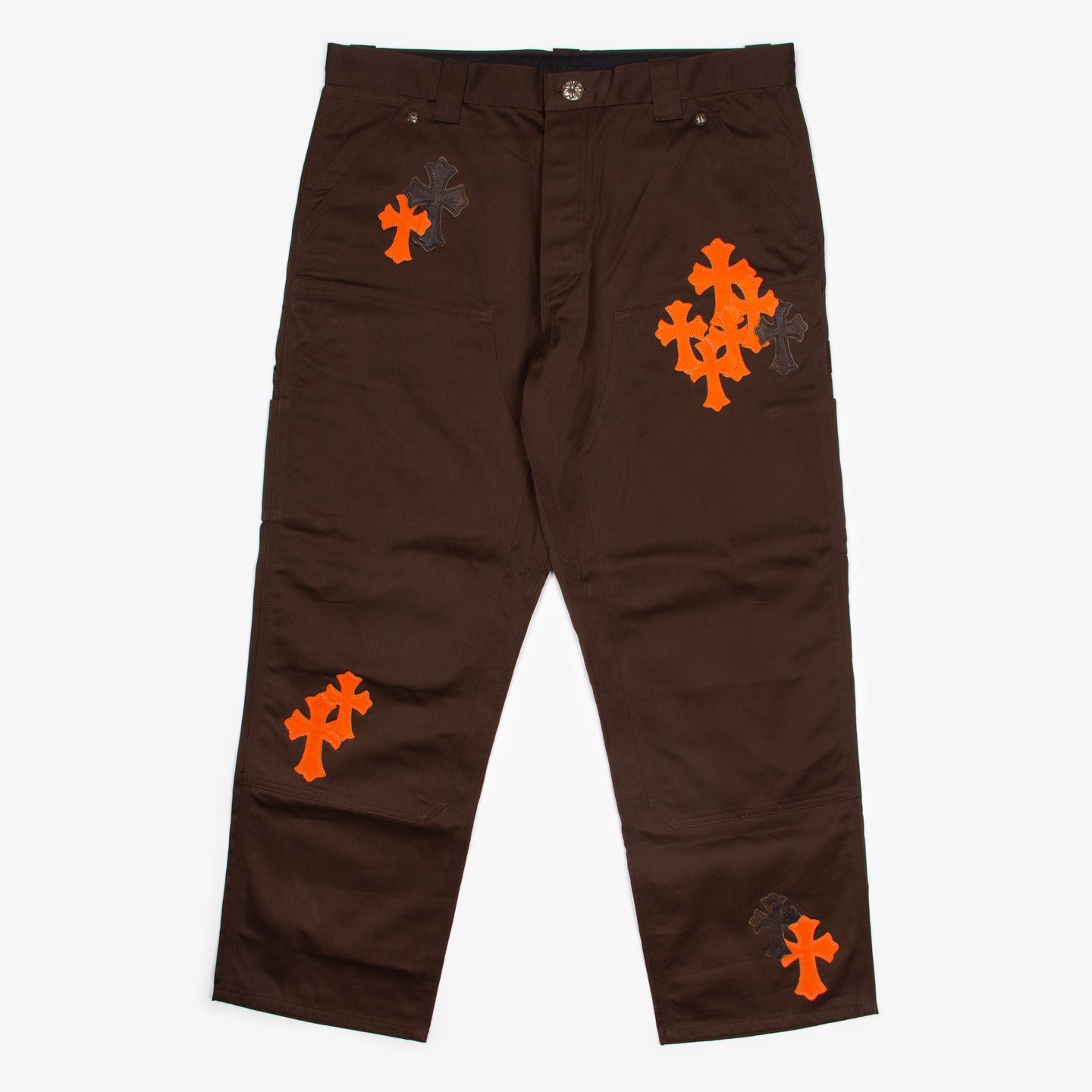 MIXED ORANGE CAMO CROSS PATCH CARPENTER