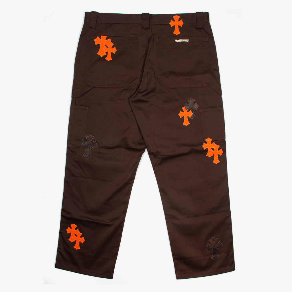 MIXED ORANGE CAMO CROSS PATCH CARPENTER