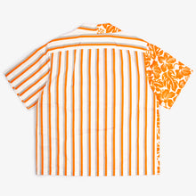 Load image into Gallery viewer, ORANGE DOUBLE MATCH SHORT SLEEVE BUTTON UP