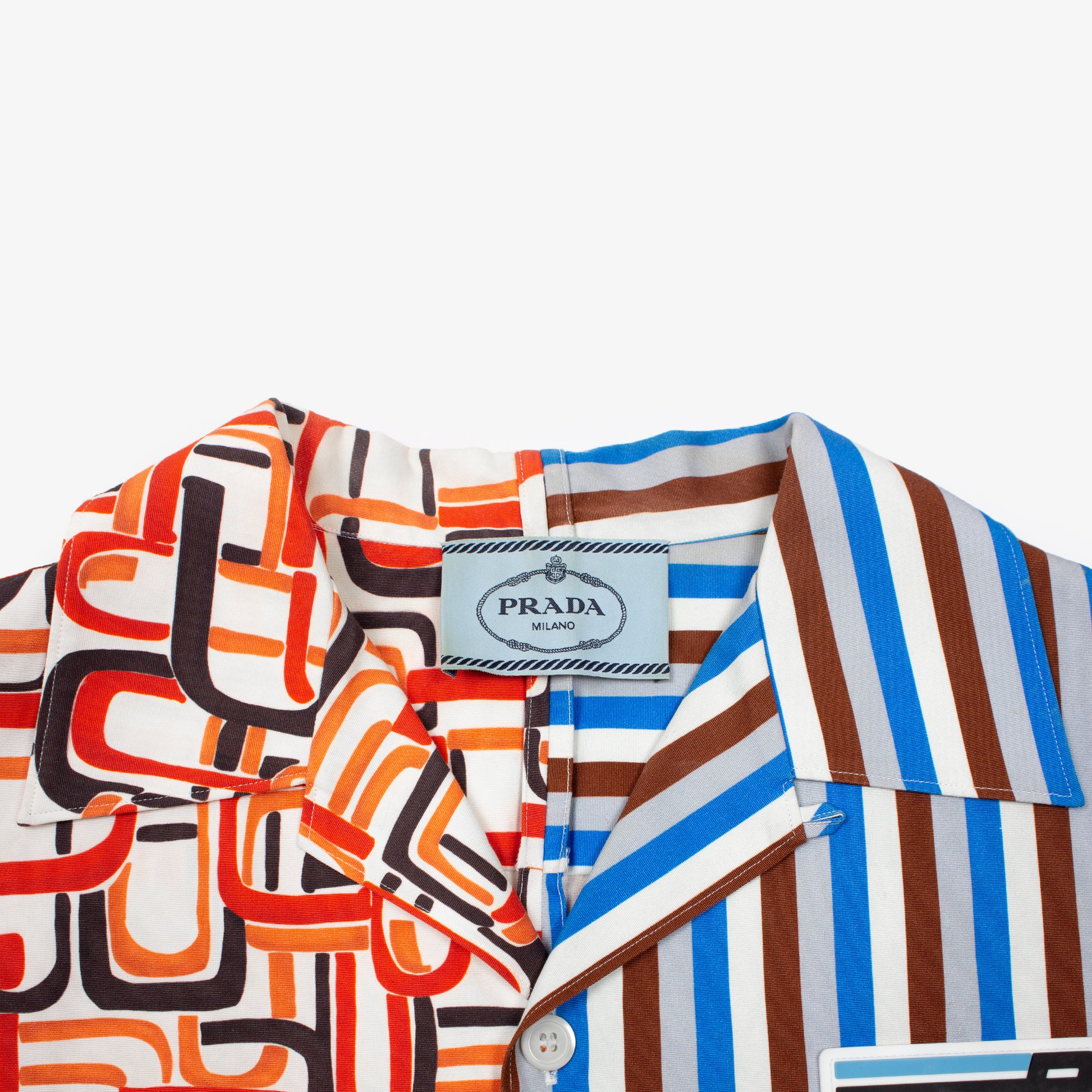 DOUBLE MATCH HORT SLEEVE BUTTON UP