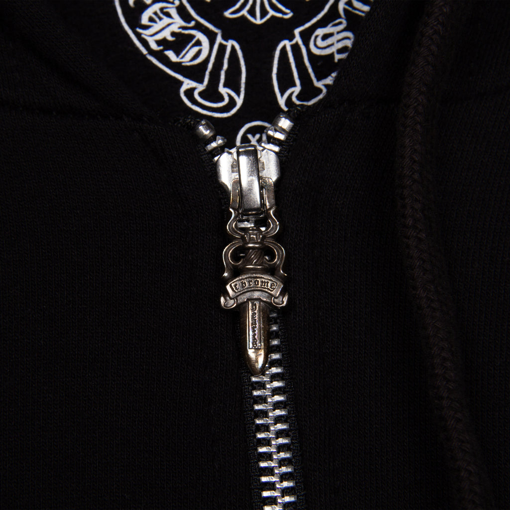 RED DAGGER LOGO ZIP UP HOODIE