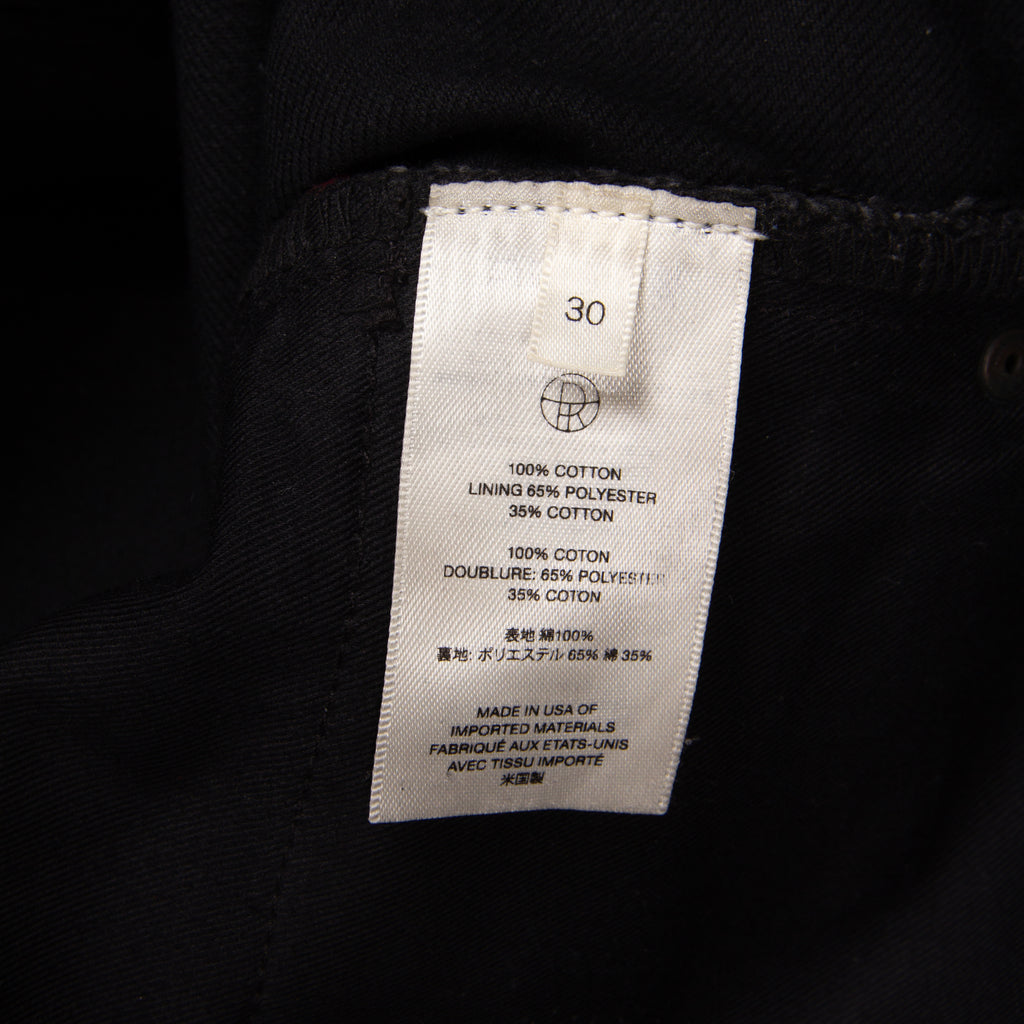 BLACK REDLINE SELVEDGE DENIM