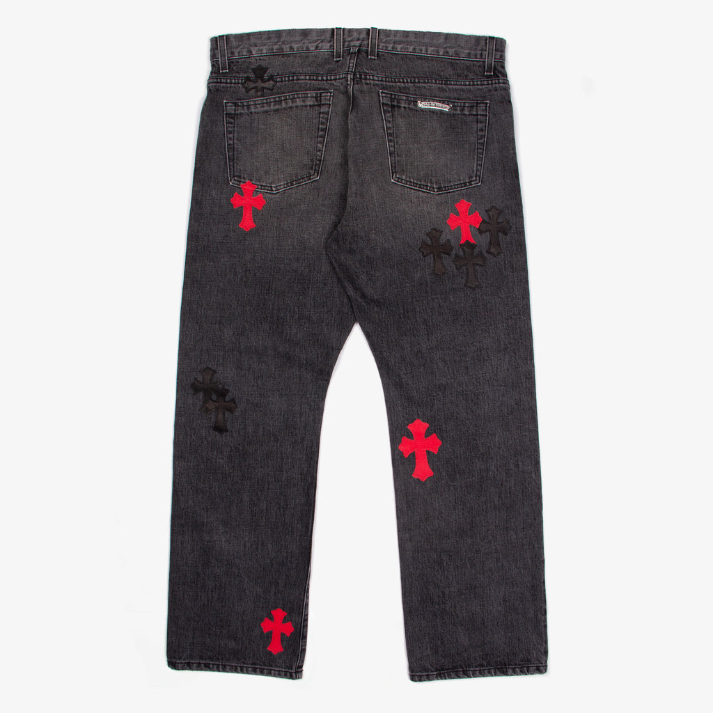 MIXED CROSS PATCH DENIM