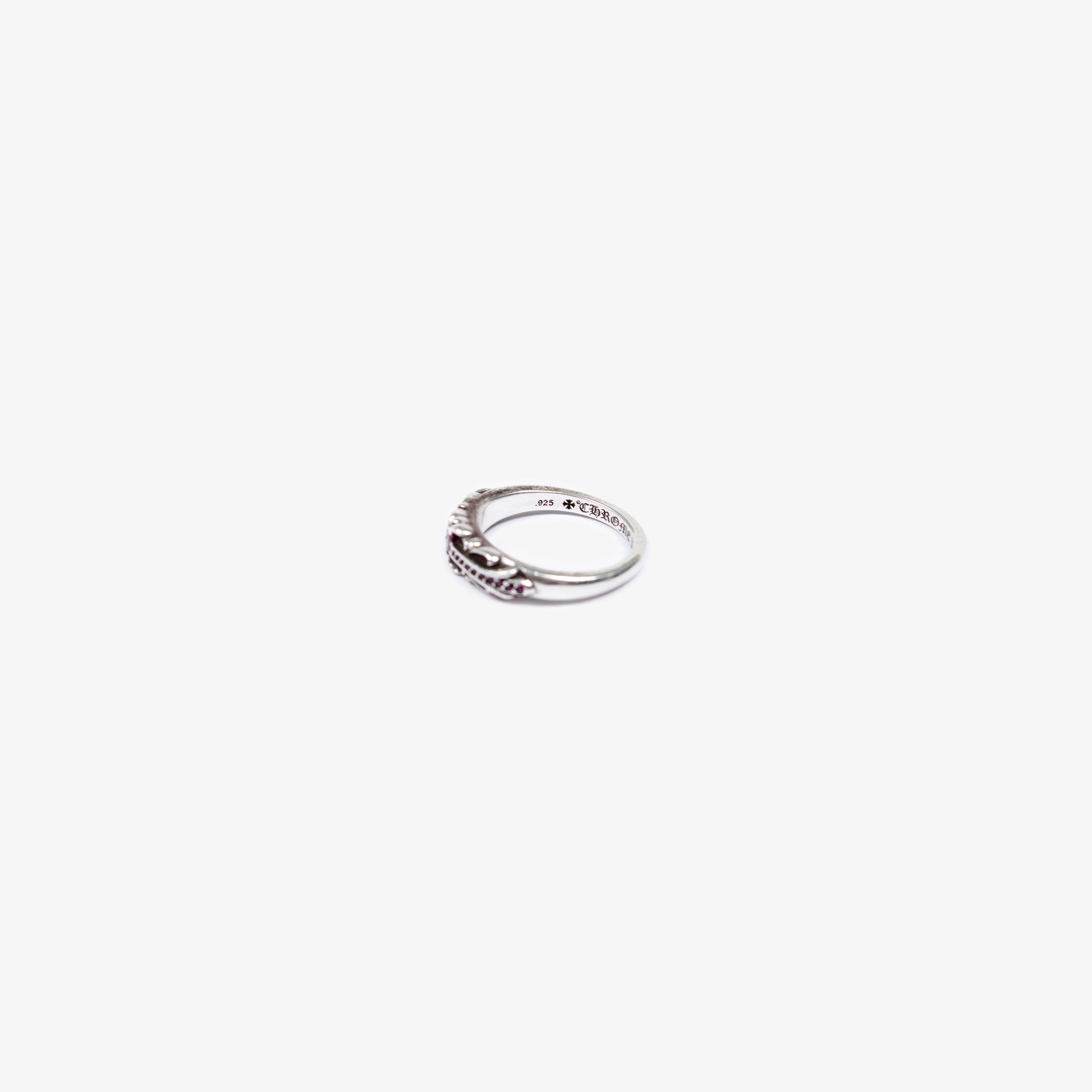 RED RUBY BABY FLORAL RING