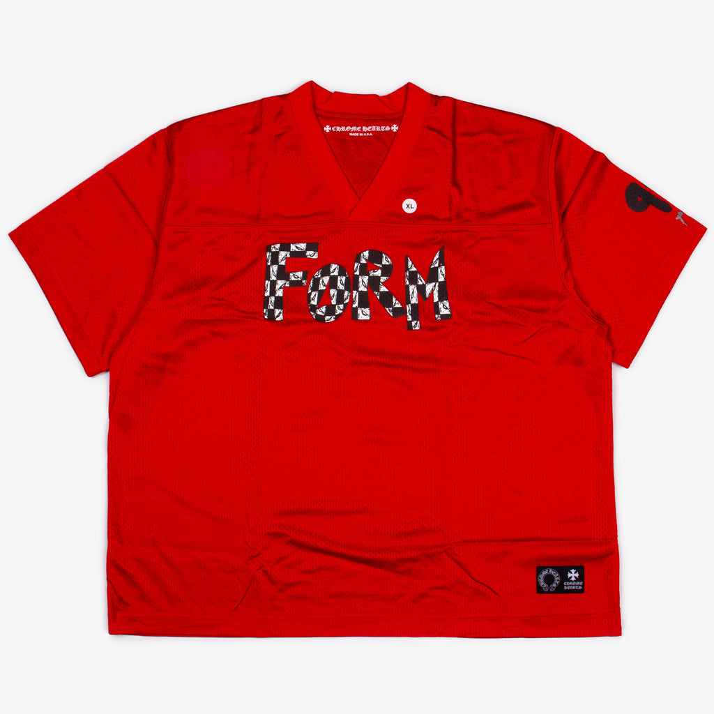 RED MESH WARM UP JERSEY