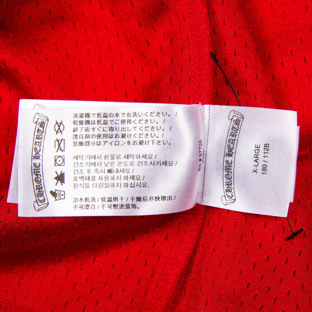 RED MESH WARM UP JERSEY