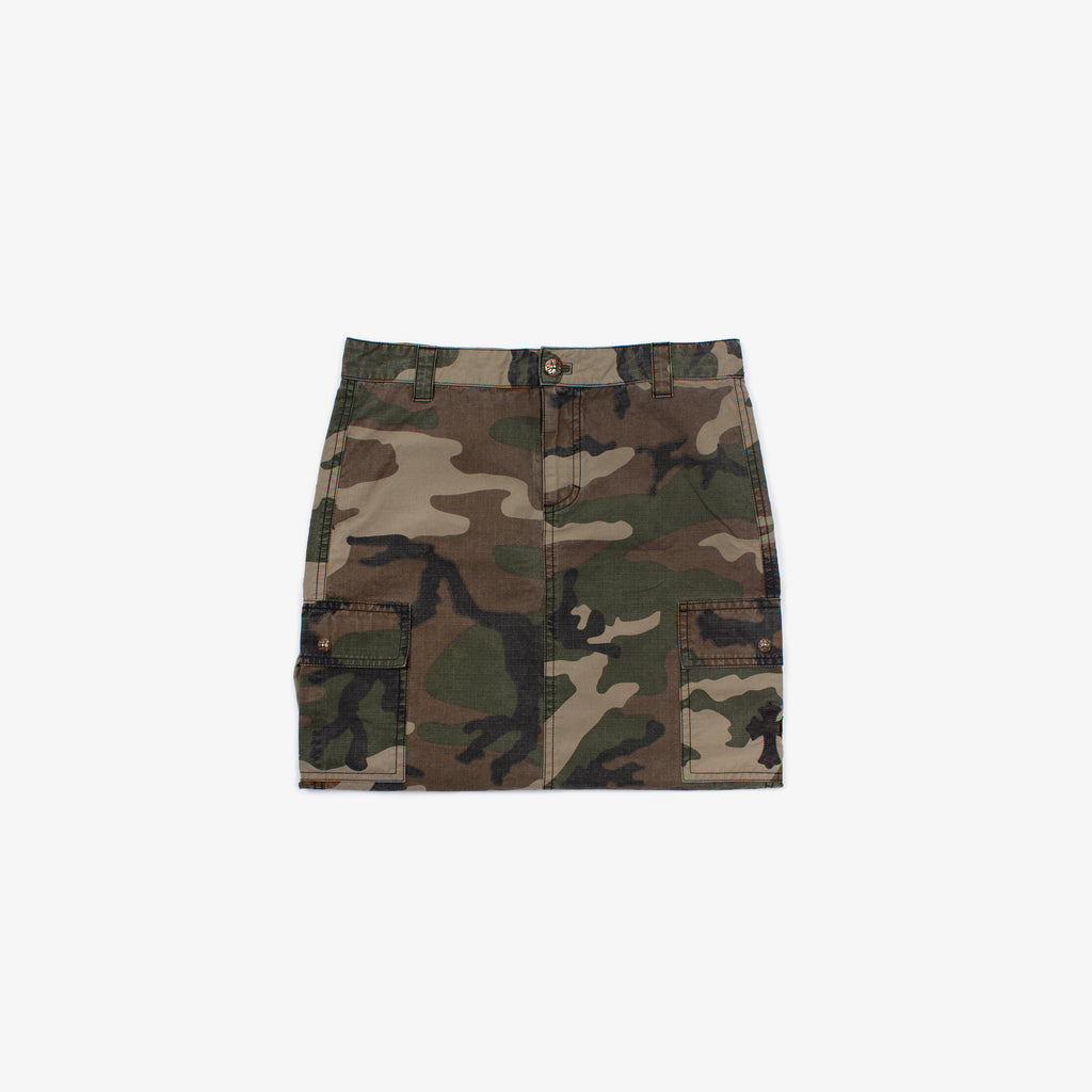 CROSS PATCH CAMO SKIRT