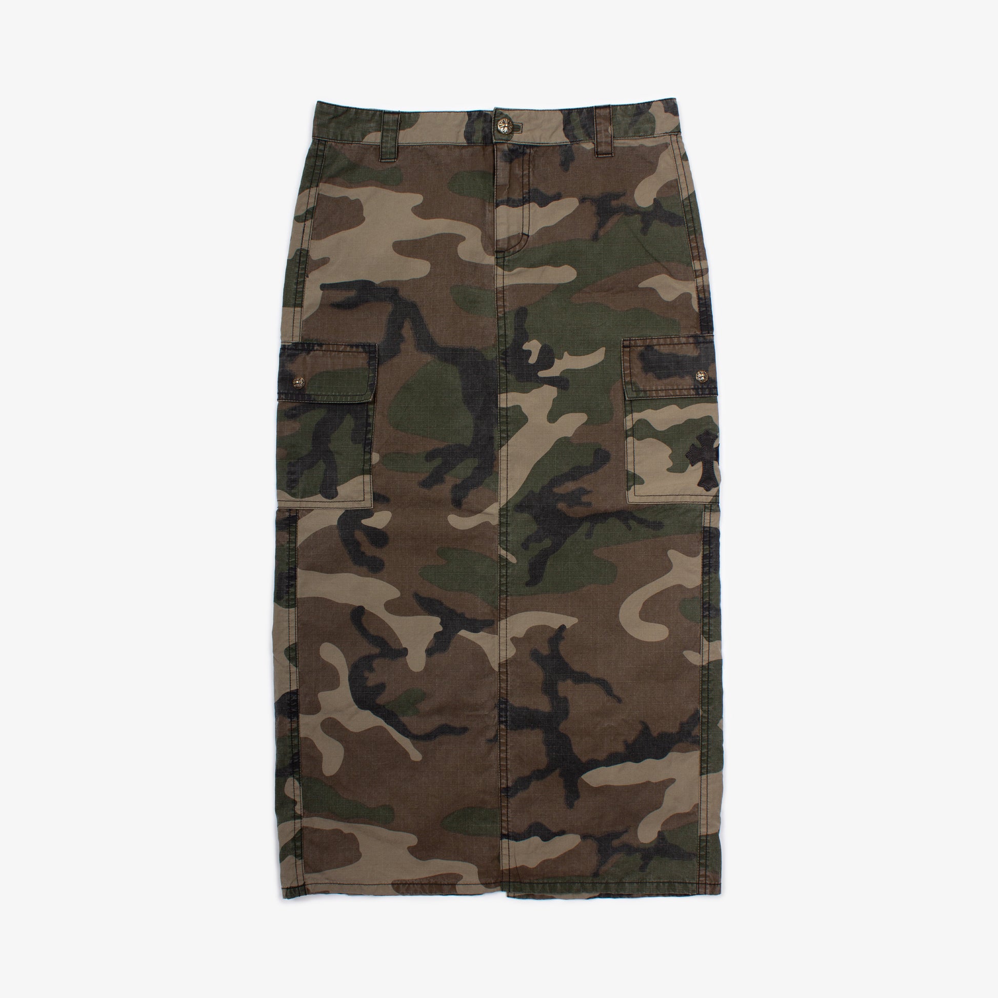 CROSS PATCH CAMO SKIRT