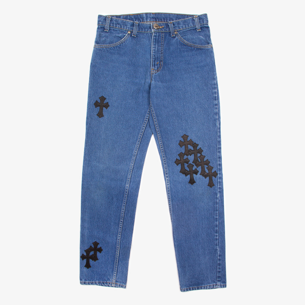 SPECIAL PLACEMENT CROSS PATCH DENIM