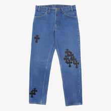 Load image into Gallery viewer, SPECIAL PLACEMENT CROSS PATCH DENIM