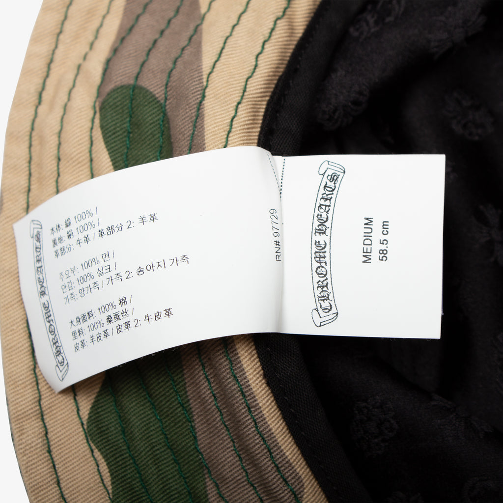 SEX RECORDS CAMO BUCKET HAT