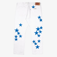 Load image into Gallery viewer, ROYAL BLUE STAR PATCH DENIM