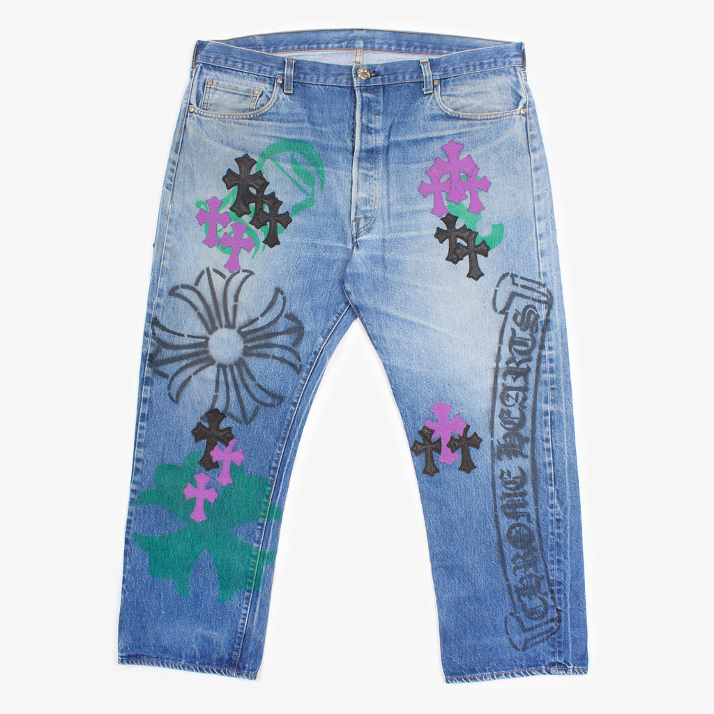 CROSS PATCH STENCIL REDLINE DENIM