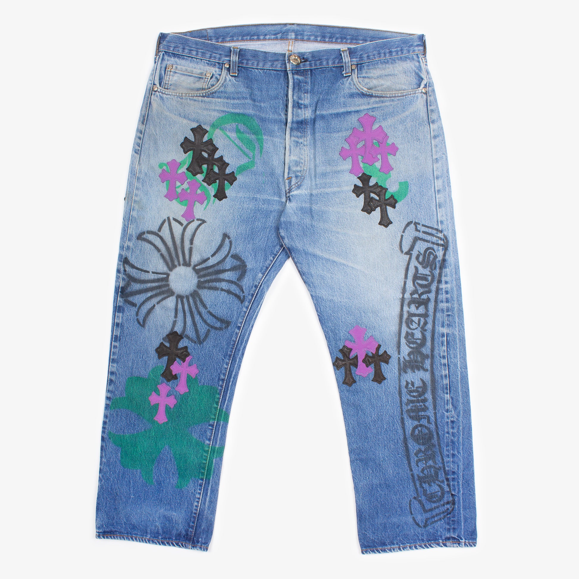 CROSS PATCH STENCIL REDLINE DENIM