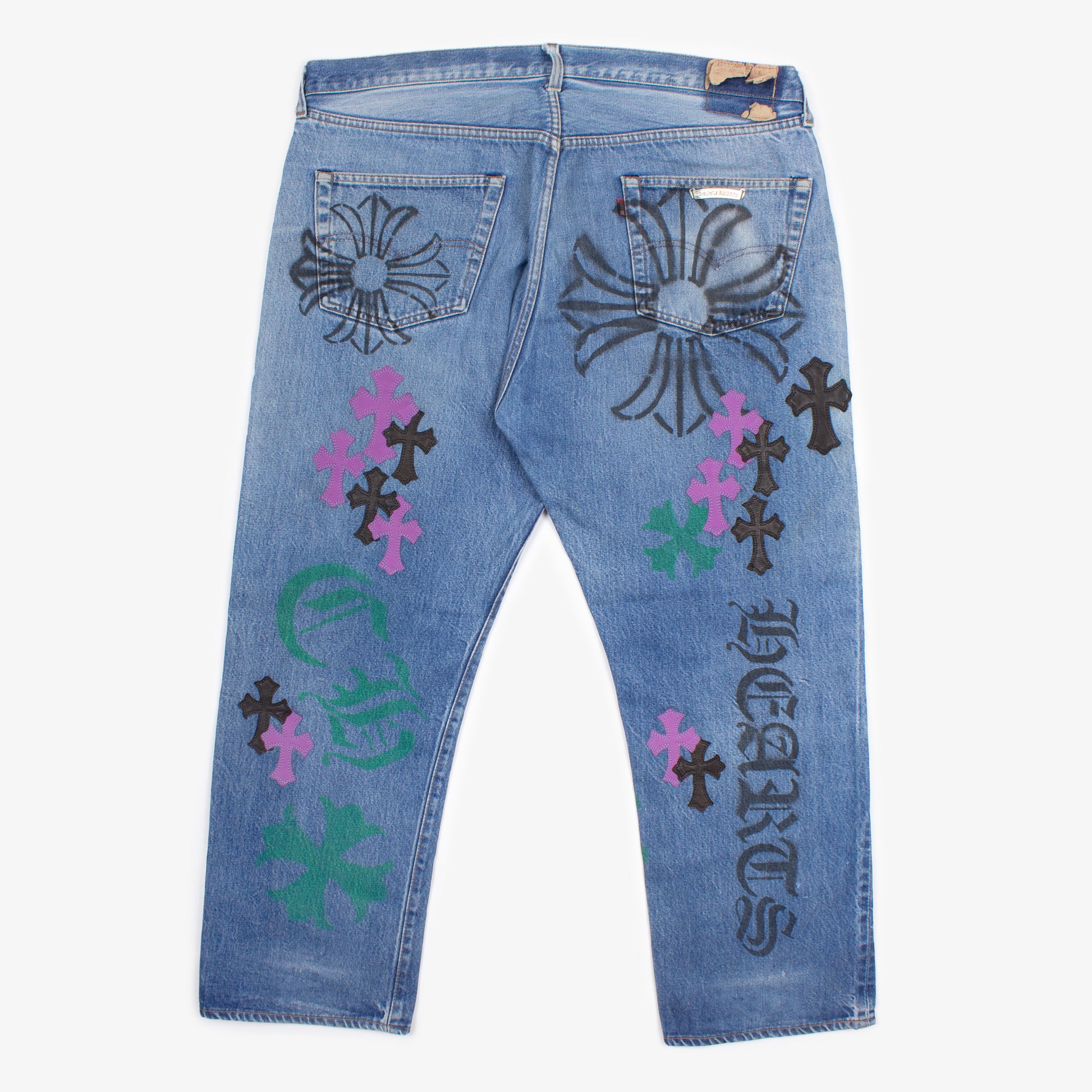 CROSS PATCH STENCIL REDLINE DENIM