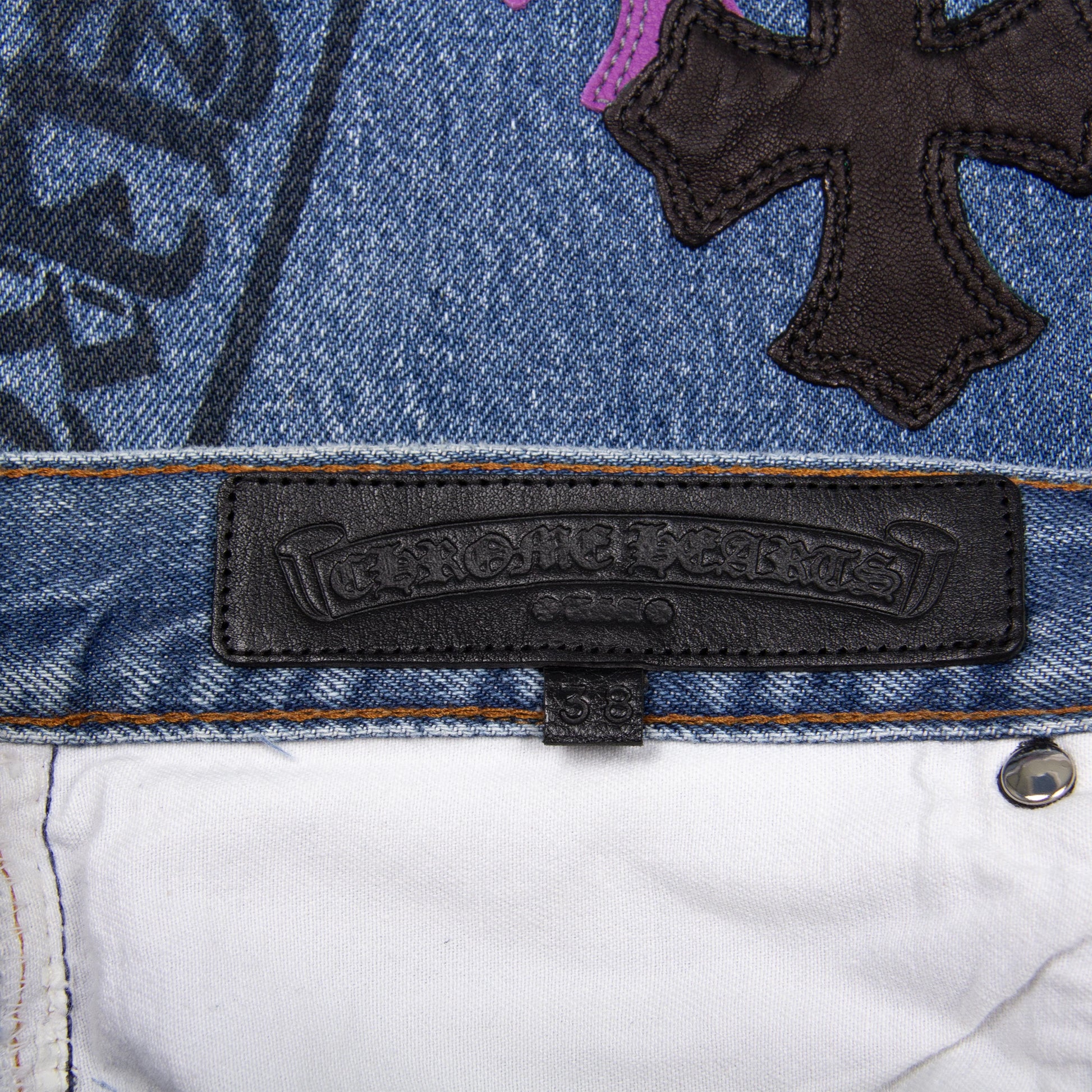 CROSS PATCH STENCIL REDLINE DENIM