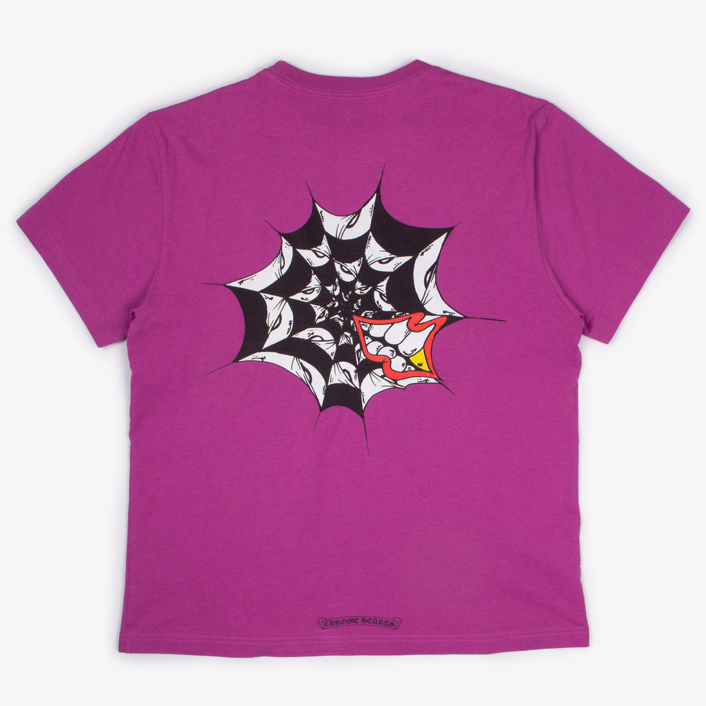 MATTY BOY PURPLE SPIDER WEB TEE