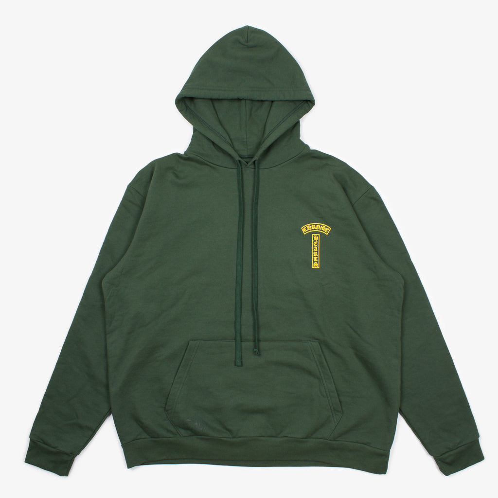 GREEN T BAR HOODIE
