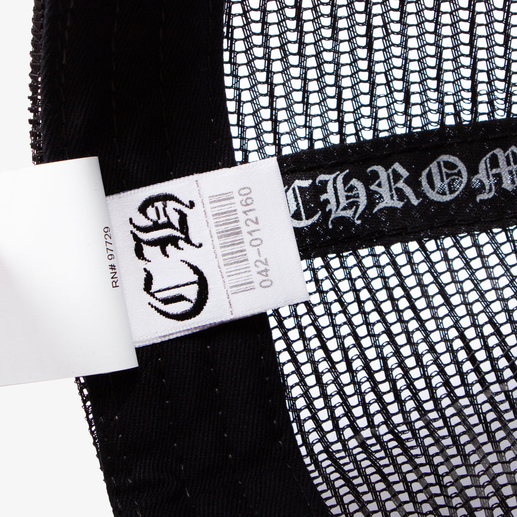 CEMETERY CALF HAIR CROSS PATCH TRUCKER