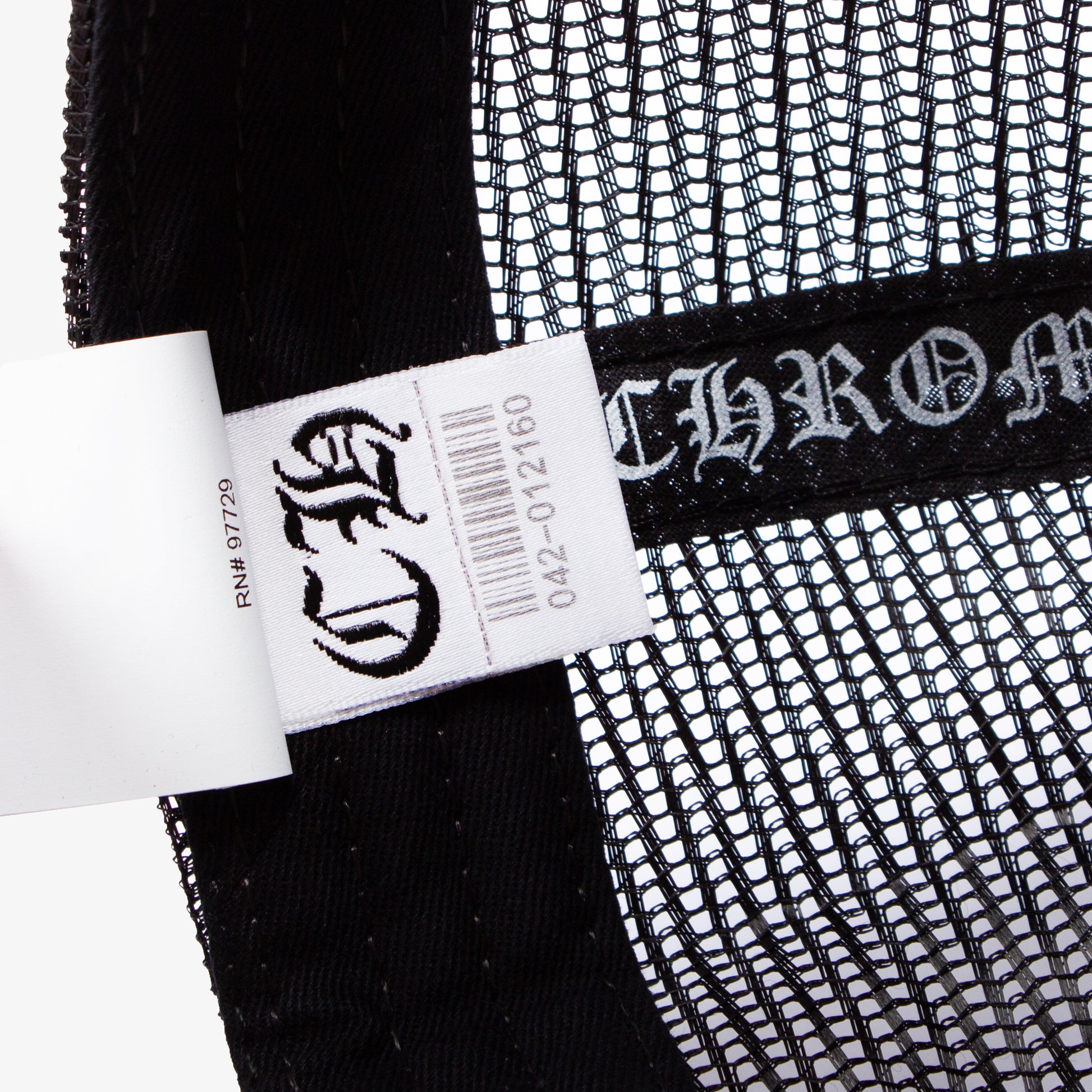 CEMETERY CALF HAIR CROSS PATCH TRUCKER