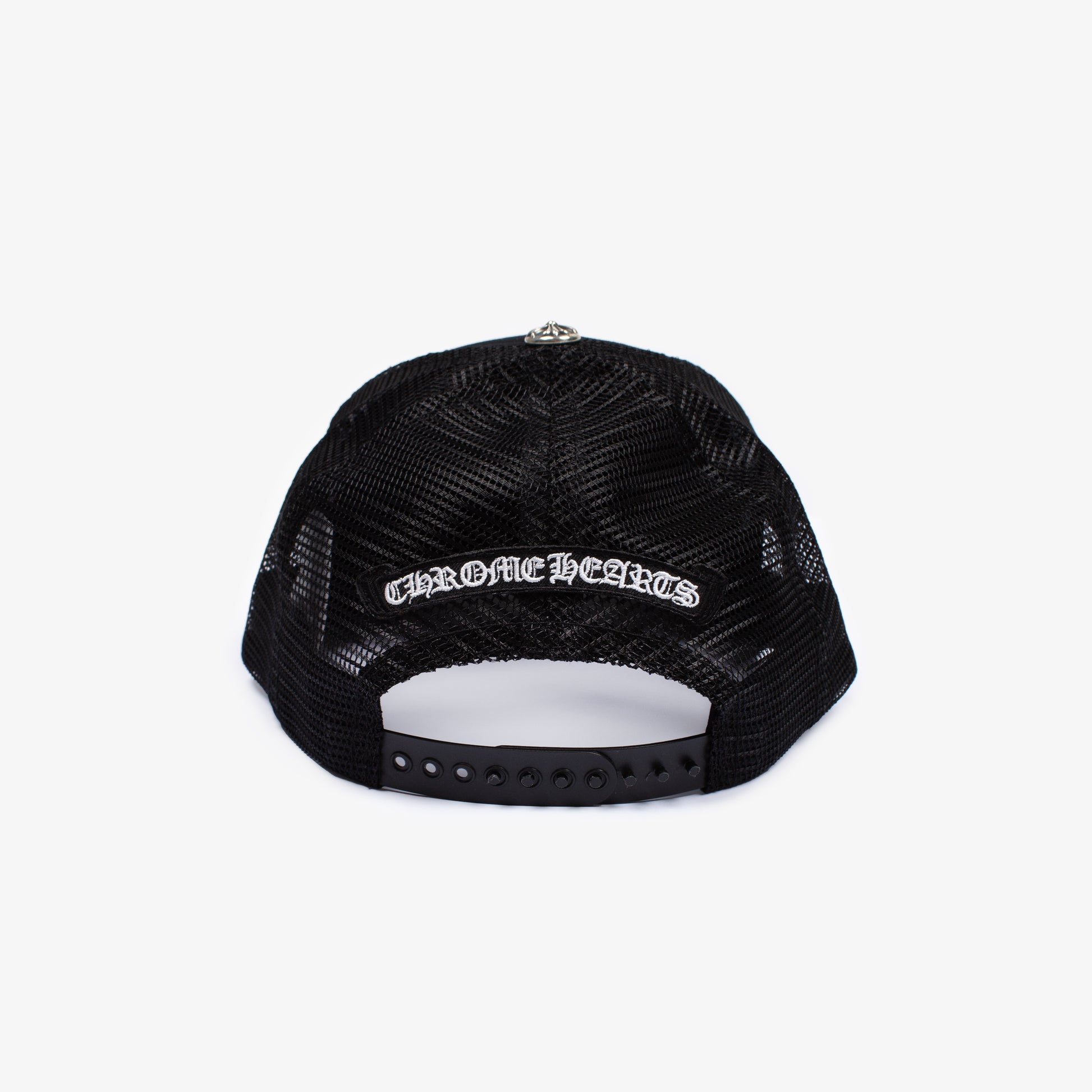 CEMETERY CALF HAIR CROSS PATCH TRUCKER