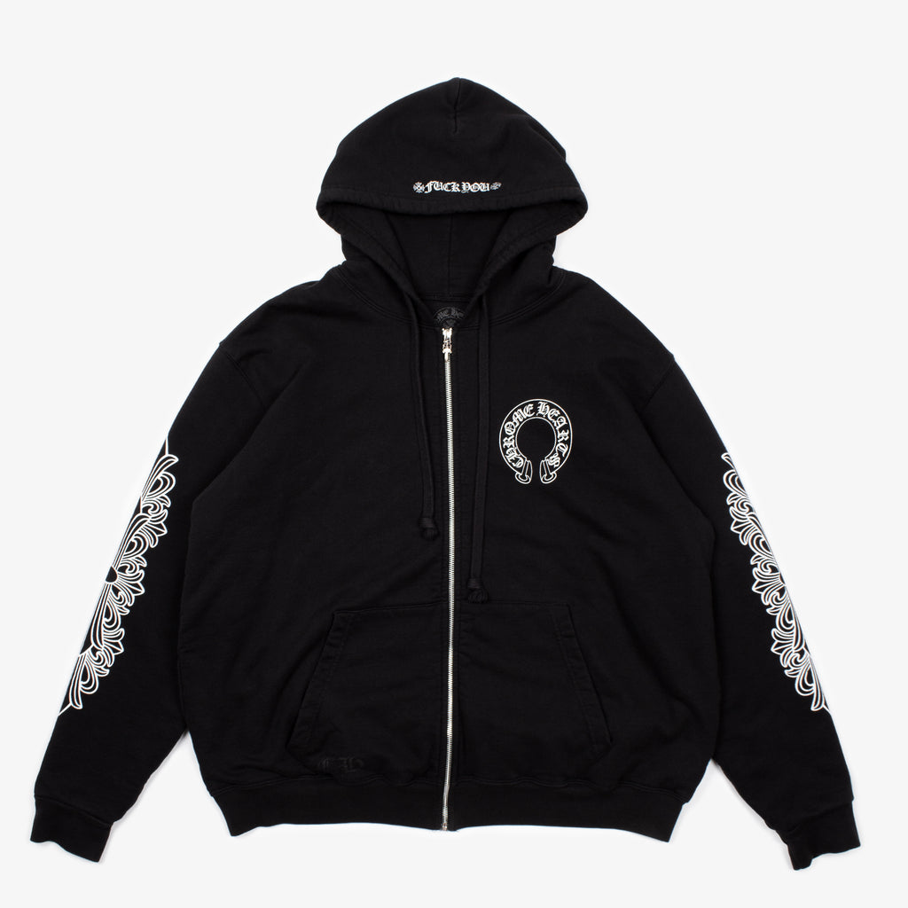 BALCK THERMAL FLORAL HOODIE (OG)
