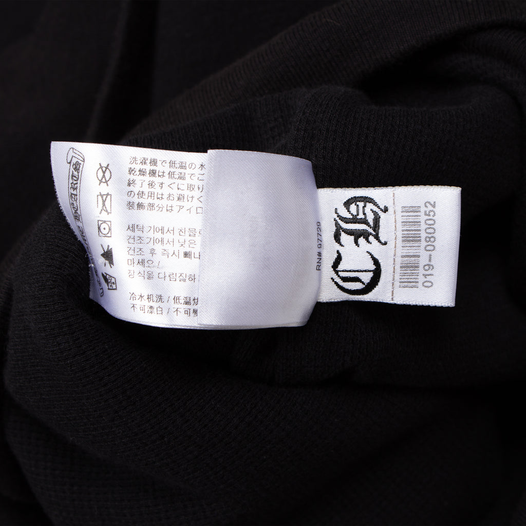 BALCK THERMAL FLORAL HOODIE (OG)