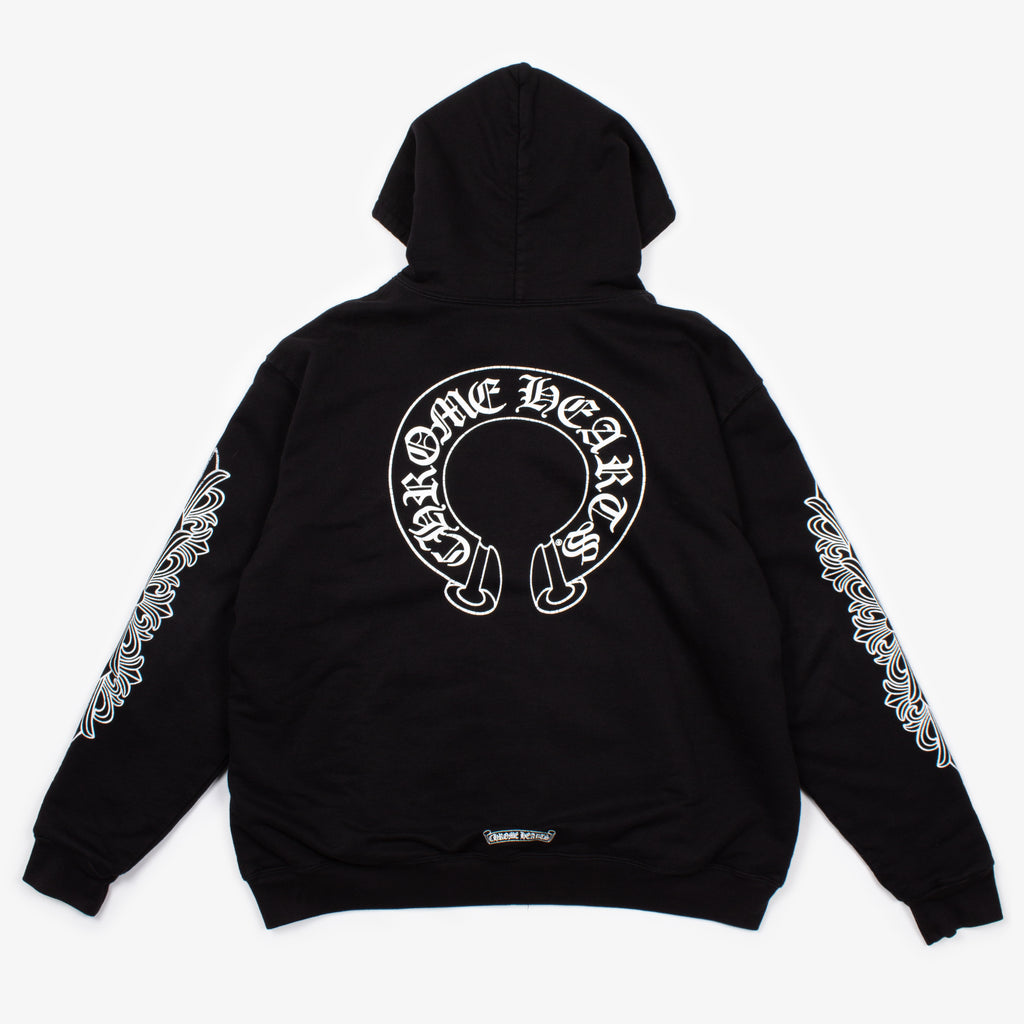 BALCK THERMAL FLORAL HOODIE (OG)