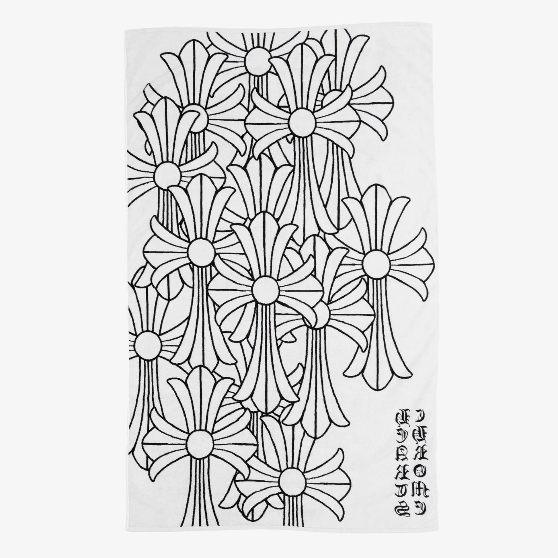 BLACK CROSS TOWEL BLANKET