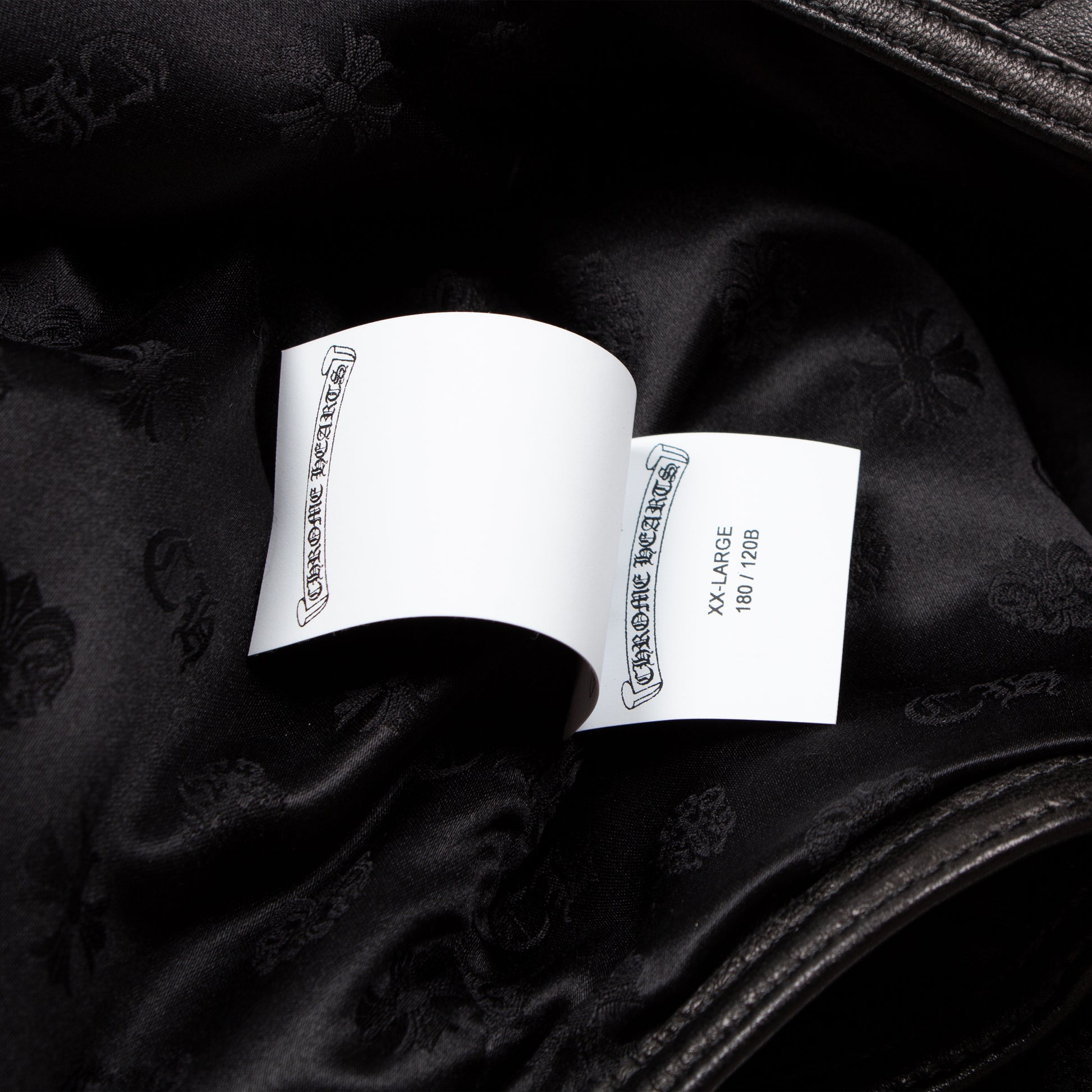 QUILTED LEATHER SPINE CROSS PATCH PAPA VEST