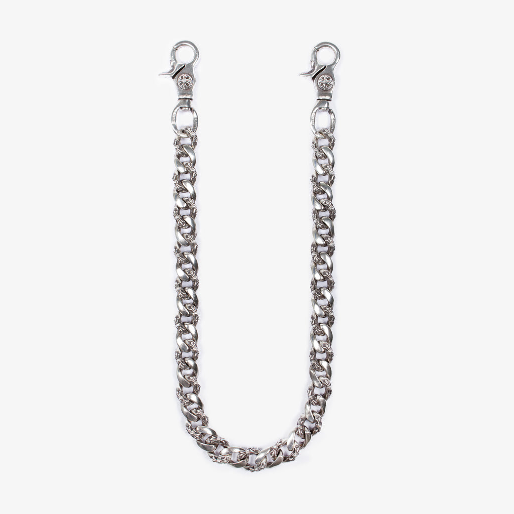 FANCY LINK DOUBLE CLAW WALLET CHAIN