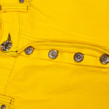 Load image into Gallery viewer, PARIS EXCLUSIVE YELLOW CROSS PATCH DENIM