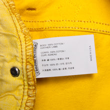 Load image into Gallery viewer, PARIS EXCLUSIVE YELLOW CROSS PATCH DENIM