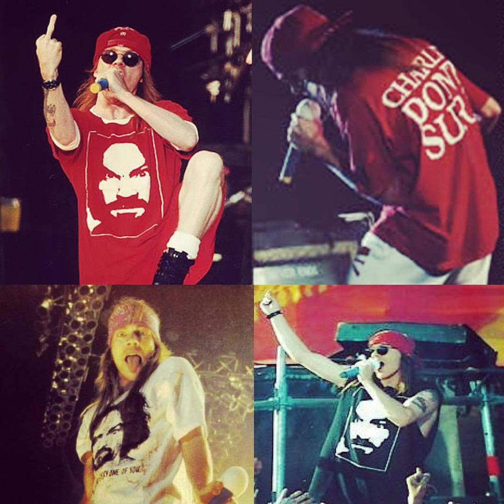 SAMPLE RED CHARLES MANSON TEE