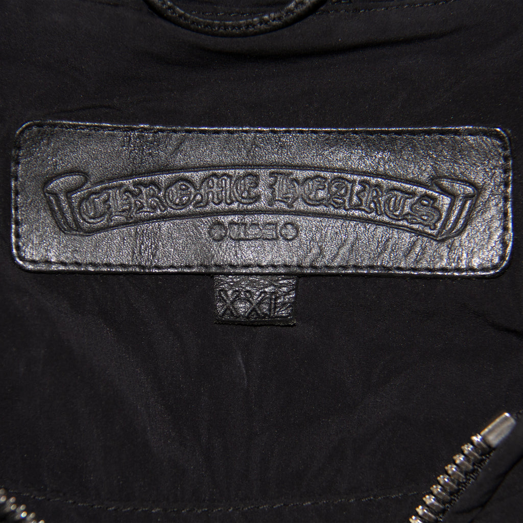 CROSS PATCH QUILTED NYLON JACKET