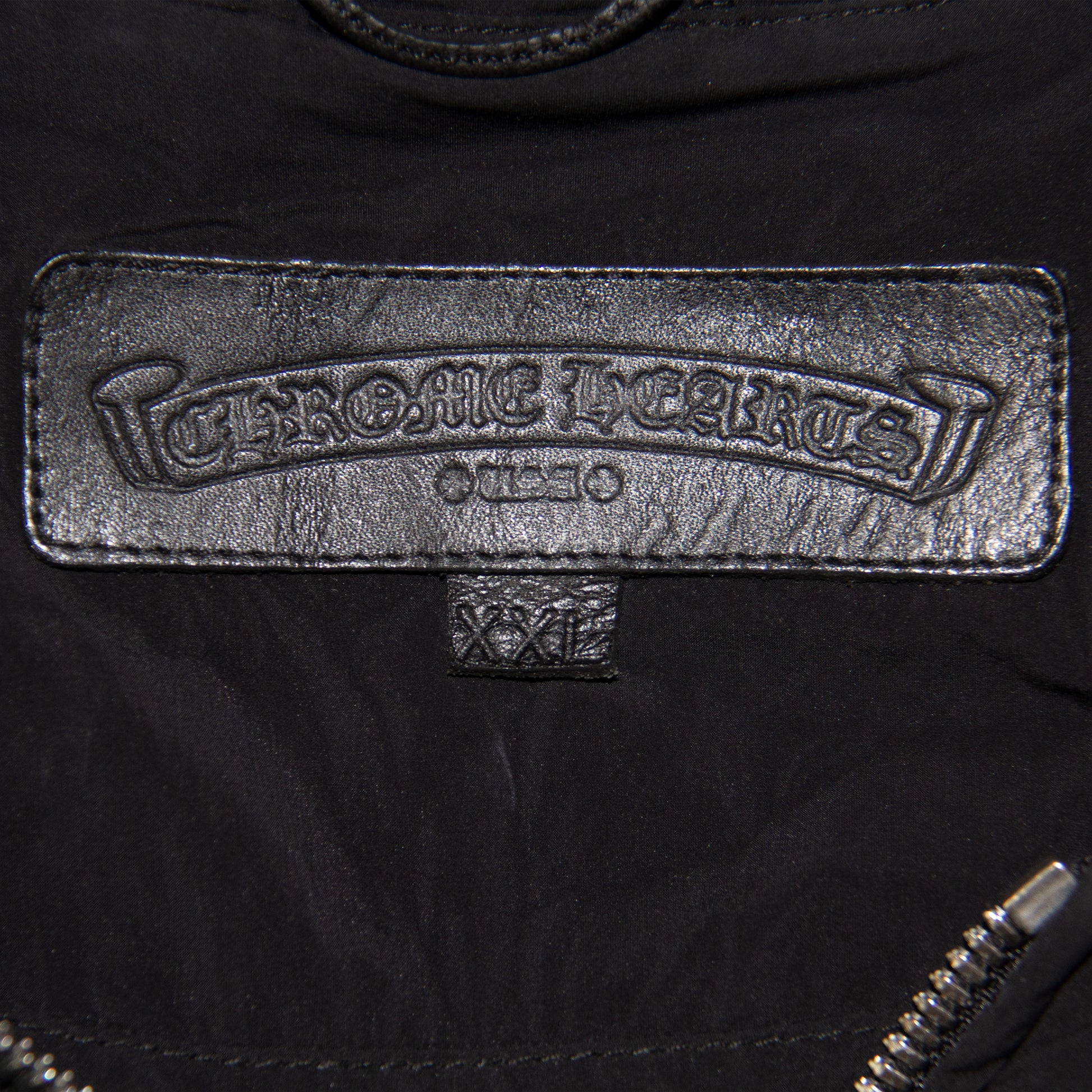 CROSS PATCH QUILTED NYLON JACKET