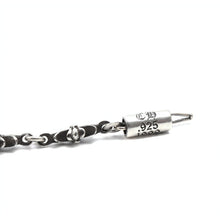 Load image into Gallery viewer, .925 TINY E BRACELET 7&quot;
