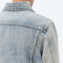 Load image into Gallery viewer, DOUBLE SLANT DENIM JACKET