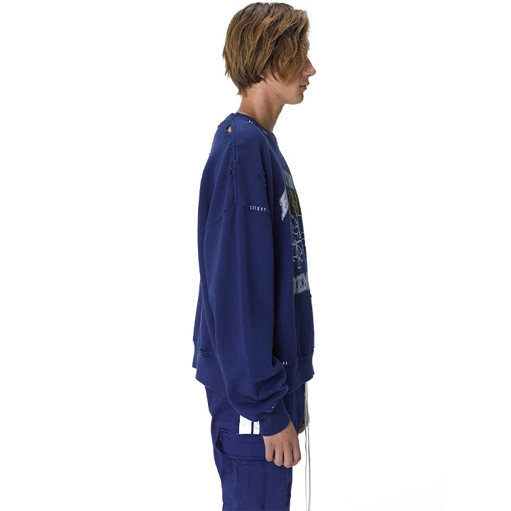 HOLLYWOOD DEMONS OVERSIZED CREWNECK