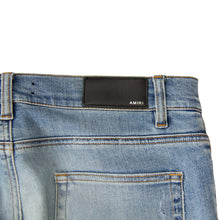 Load image into Gallery viewer, DISTRESSED SKINNY ART PATCH PAINTED DENIM