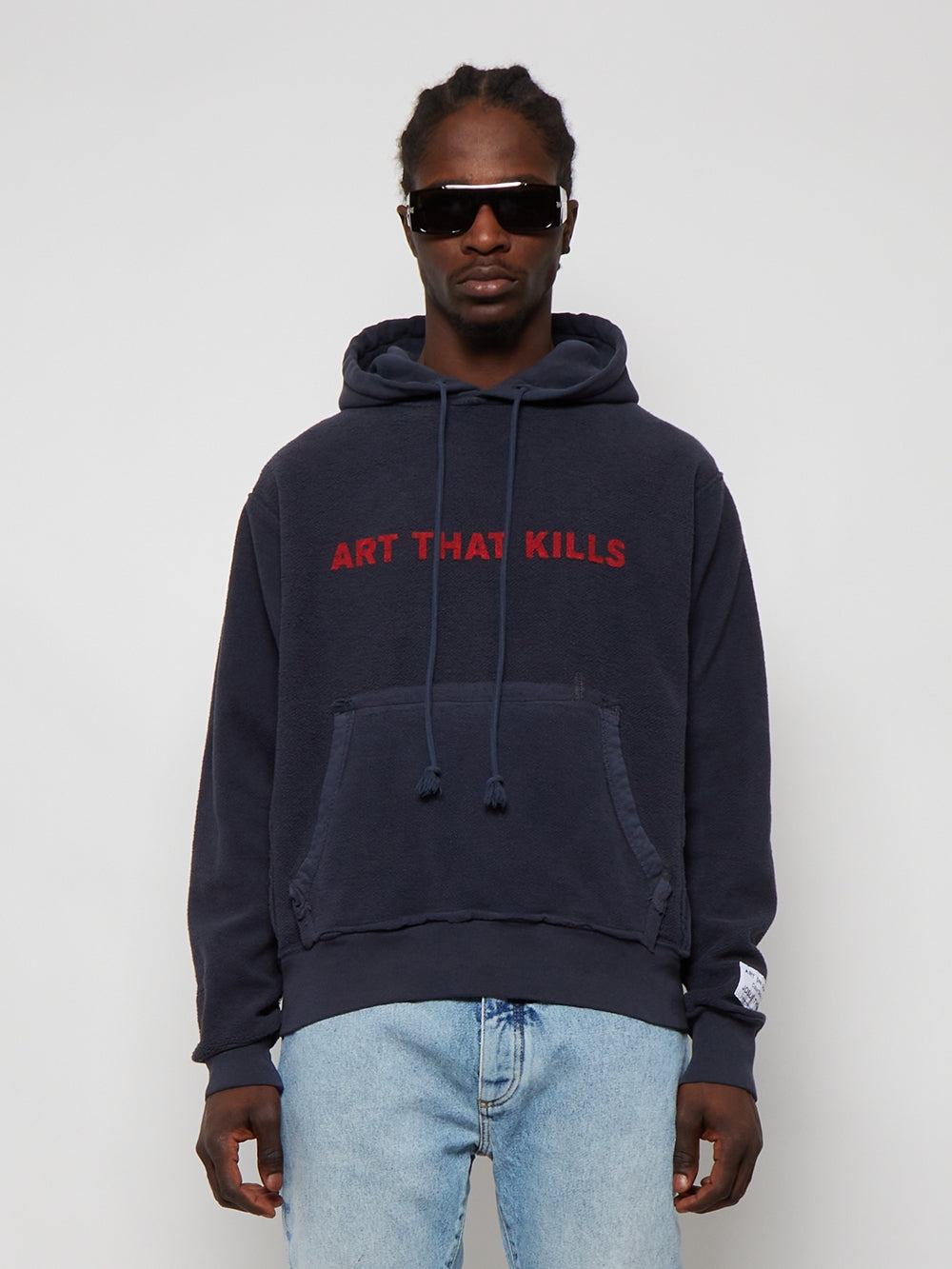 INSIDE OUT FRENCH LOGO HOODIE