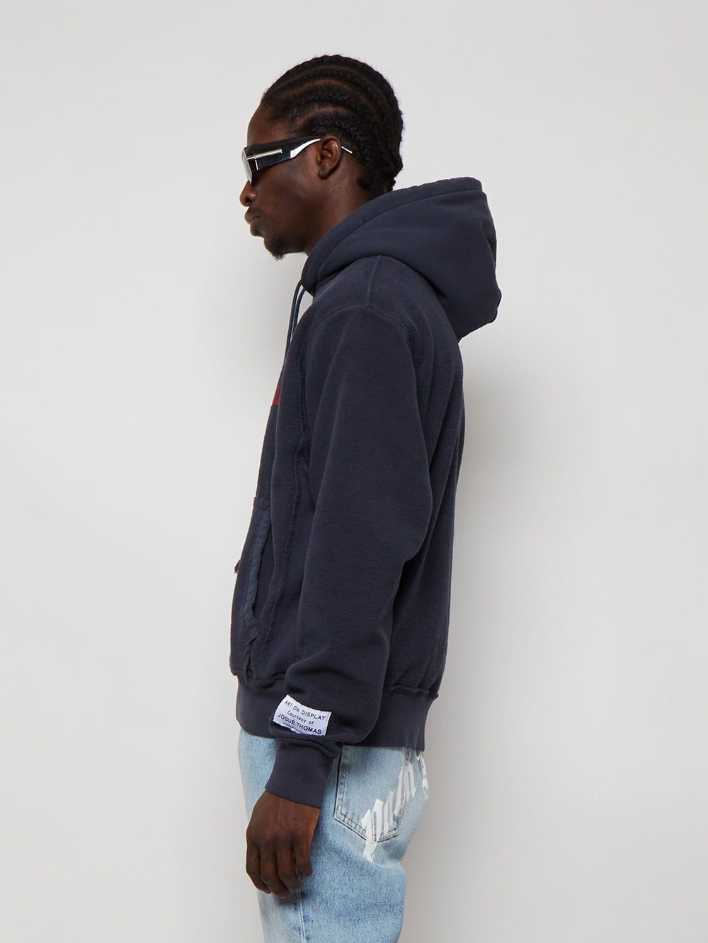 INSIDE OUT FRENCH LOGO HOODIE