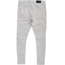 Load image into Gallery viewer, DISTRESSED MX1 LEATHER PATCH DENIM