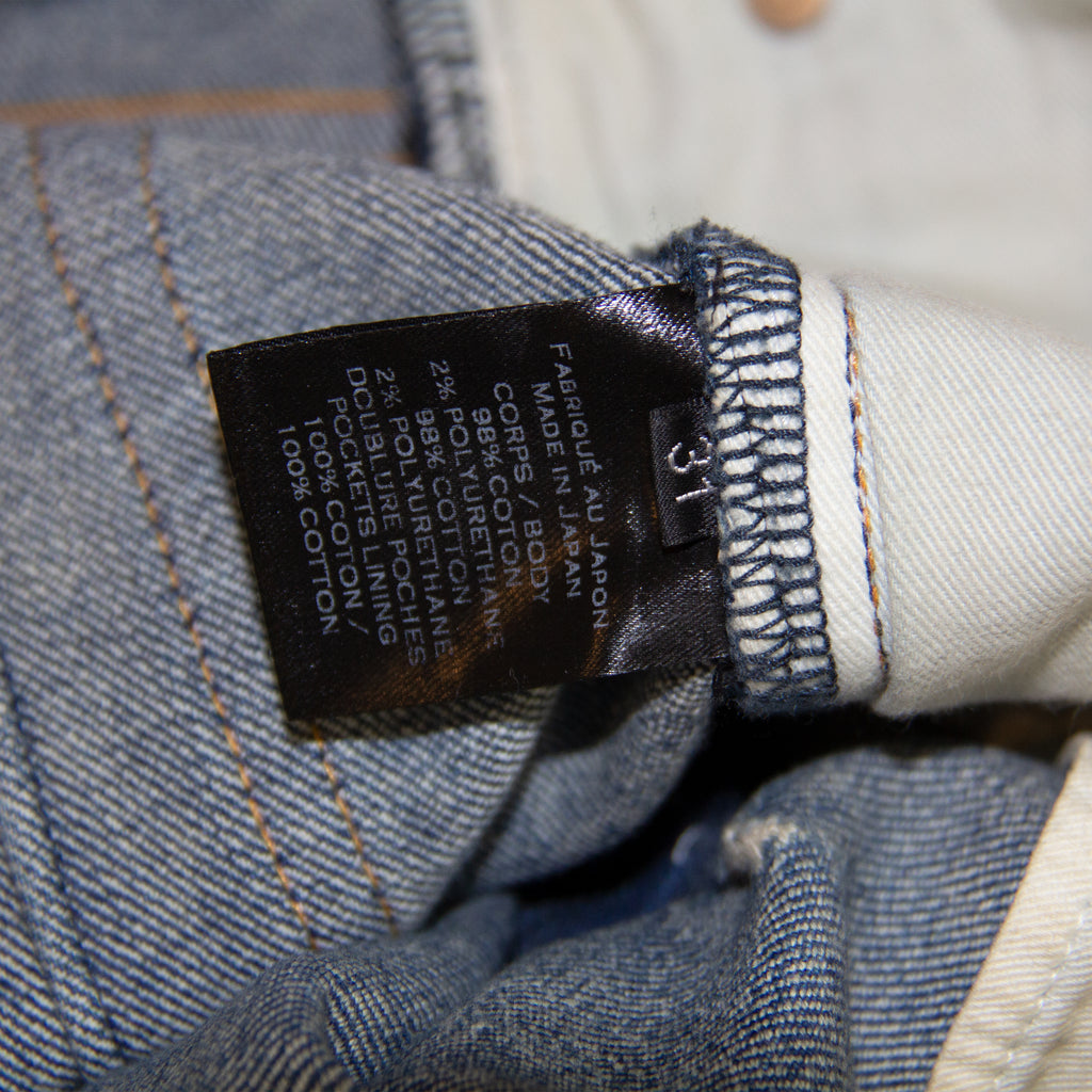 BALMAIN DISTRESSED DENIM