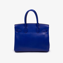 Load image into Gallery viewer, ELECTRIQUE BLEU BOX LEATHER PHW BIRKIN 30