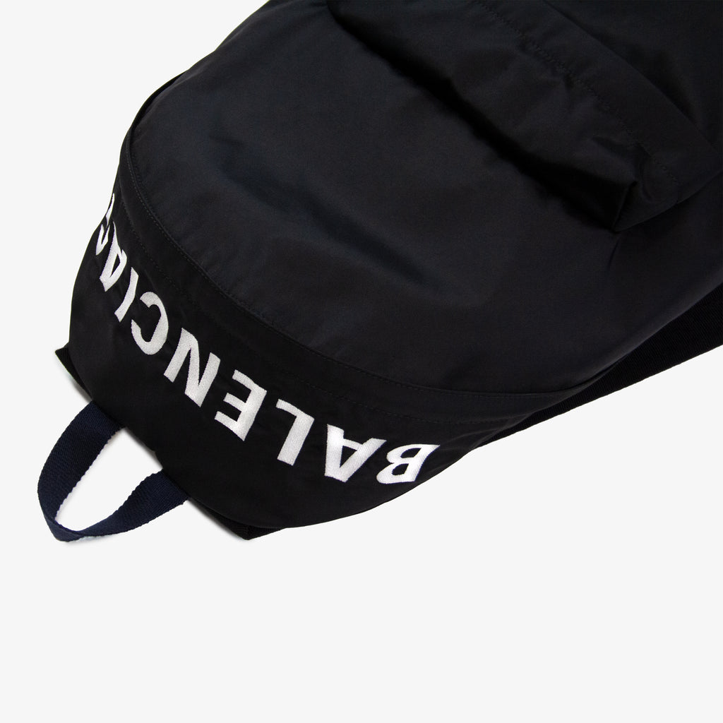 BALENCIAGA EMBROIDERED LOGO BACKPACK